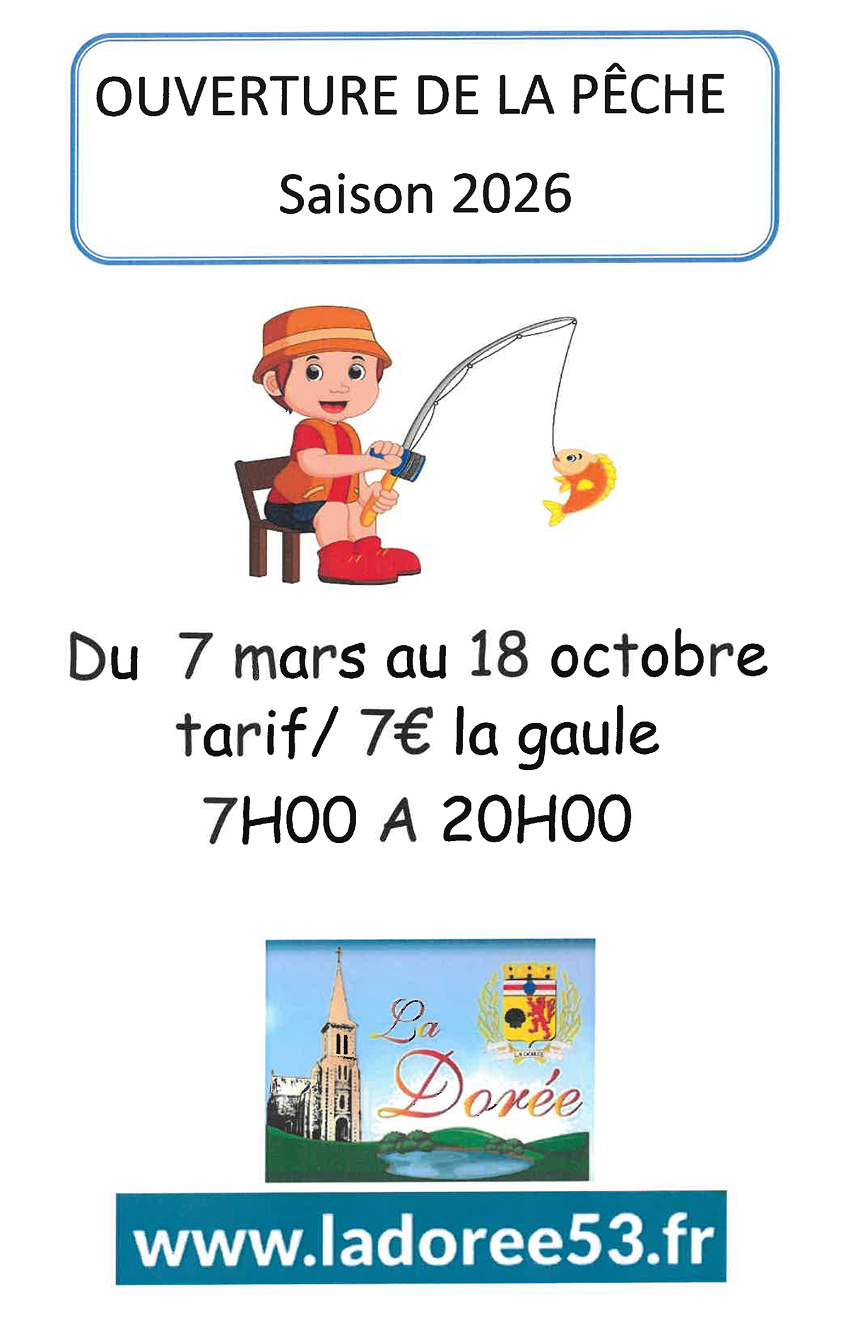 Ouverture Plan d’eau 2026